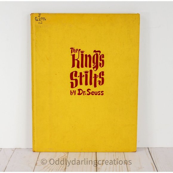 Rare First Edition of The King's Stilts by Dr.‎ Seuss 1939 Colored Illustrations - Picture 1 of 8